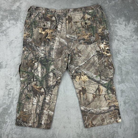 Realtree Xtra Camouflage Mens Cargo Pants Camo Hunting Outdoor Brown Pant XXL - Picture 2 of 7